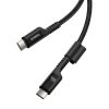 Baseus Fish-Eye gyorstöltő kábel 100W USB-C USB-C, 1m (fekete)