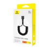 Baseus Fish-Eye gyorstöltő kábel 100W USB-C USB-C, 1m (fekete)