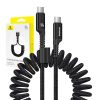 Baseus Fish-Eye gyorstöltő kábel 100W USB-C USB-C, 1m (fekete)