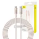 Baseus Habitat Series 100W USB-C Gyorstöltőkábel, 2m, (Rózsaszín) (P10360202421-01)