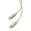 Baseus Habitat Series 100W USB-C Gyorstöltőkábel, - 1m, (Zöld) (P10360202631-00)