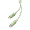 Baseus Habitat Series 100W USB-C Gyorstöltőkábel, 2m, (Zöld) (P10360202631-01)