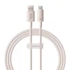 Baseus Habitat Series 100W USB-C Gyorstöltőkábel, - 1m, (Rózsaszín) (P10360203421-00)