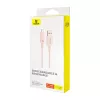 Baseus Habitat Series 2m 100W USB-C Gyorstöltőkábel (Rózsaszín) (P10360203421-01)