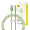 Baseus Habitat Series 100W Gyorstöltőkábel USB-C, - 1m (Zöld) (P10360203631-00)