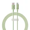 Baseus Habitat Series 100W Gyorstöltőkábel USB-C, - 1m (Zöld) (P10360203631-00)