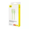 Baseus Habitat Series 100W Gyorstöltőkábel USB-C, - 1m (Zöld) (P10360203631-00)
