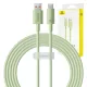 Baseus 2m 100W USB-C Gyorstöltőkábel (Zöld) (P10360203631-01)
