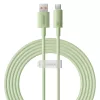 Baseus 2m 100W USB-C Gyorstöltőkábel (Zöld) (P10360203631-01)