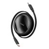 Baseus Free2Draw USB-C - USB-C kábel, PD, 100 W, 1m (fekete)