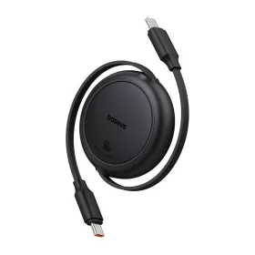   Baseus Free2Pull Mini USB-C USB-C USB kábel, 60W, 1m, (fekete)
