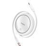 Baseus Free2Draw USB-C - USB-C kábel, PD, 100 W, 1m (fehér)