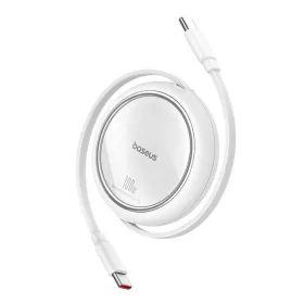   Baseus Free2Draw USB-C - USB-C kábel, PD, 100 W, 1m (fehér)