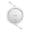 Baseus Free2Draw USB-C - USB-C kábel, PD, 100 W, 1m (fehér)