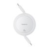 Baseus Free2Pull Mini USB-C USB-C USB kábel, 60W, 1m, (fehér)