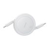 Baseus Free2Pull Mini USB-C USB-C USB kábel, 60W, 1m, (fehér)