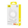 Baseus Free2Pull Mini USB-C USB-C USB kábel, 60W, 1m, (fehér)