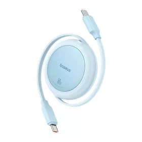   Baseus Free2Pull Mini USB-C–USB-C 60W USB kábel, 1m (kék)