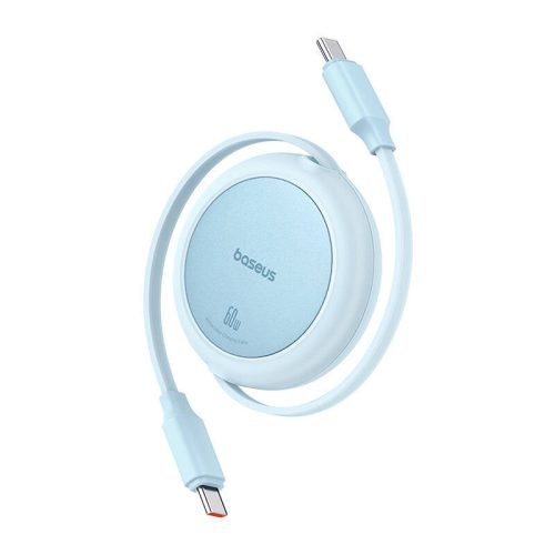 Baseus Free2Pull Mini USB-C–USB-C 60W USB kábel, 1m (kék)