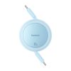Baseus Free2Pull Mini USB-C–USB-C 60W USB kábel, 1m (kék)