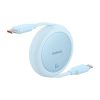 Baseus Free2Pull Mini USB-C–USB-C 60W USB kábel, 1m (kék)