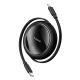 Baseus Free2Pull USB-C – iPhone kábel 20W, 1m (fekete)