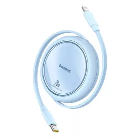 Baseus Free2Pull USB-C – iPhone kábel 20W, 1m (kék)