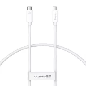   Baseus Superior Series 2 USB4 kábel, USB-C - USB-C, 240W, 1m (fehér)