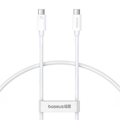 Baseus Superior Series 2 USB4 kábel, USB-C - USB-C, 240W, 1m (fehér)
