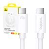 Baseus Superior Series 2 USB4 kábel, USB-C - USB-C, 240W, 1m (fehér)