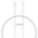 Baseus Superior 2 USB-C-USB-C gyorstöltő kábel 100W, 1m (fehér)