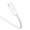 Baseus Superior 2 USB-C-USB-C gyorstöltő kábel 100W, 1m (fehér)