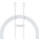 Baseus Superior 2 USB-C-USB-C gyorstöltő kábel 100W, 2m (fehér)