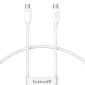   Baseus Superior 2 gyors töltőkábel USB-C USB-C 240W, 1,8m (fehér)
