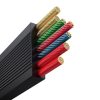 Baseus Free2Draw 3in1 gyorstöltő kábel USB-C USB-C/Lightning/Micro 100W, 1,1m (fekete)