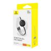 Baseus Free2Draw 3in1 gyorstöltő kábel USB-C USB-C/Lightning/Micro 100W, 1,1m (fekete)