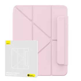   Baseus Minimalist mágneses tok iPad 10.2″ (2019/2020/2021) (rózsaszín)