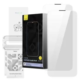   Baseus Corning edzett üvegfólia porszűrővel, iPhone 14 Pro