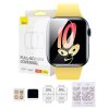 Baseus NanoCrystal védőfólia Apple Watch 4/5/6/SE/SE 2, 44mm, 2db, - rögzítőkészlettel (átlátszó)