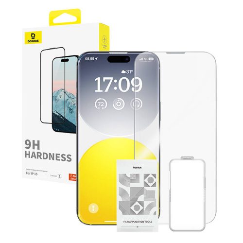 Baseus Diamond edzett üvegfólia 0,3mm iPhone 15