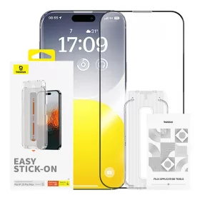   Baseus Sapphire betekintésgátló edzett üvegfólia iPhone 15 ProMax