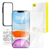 Baseus Superior HD edzett üvegfólia  iPhone 11 Pro/X/XS készülékhez + 2 tisztítókészlet és EasyStick telepítő eszköz