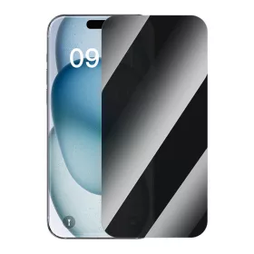   Baseus Superior adatvédelmi edzett üveg az iPhone 15 készülékhez x 2 + tisztító készlet és EasyStick (átlátszó)