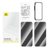 Baseus Superior edzett üvegfólia iPhone 14 Pro készülékhez + 2 tisztítókészlet és EasyStick telepítő eszköz