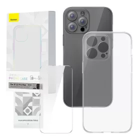   Baseus Corning átlátszó tok és edzett üvegfólia készlet, iPhone 12 Pro Max
