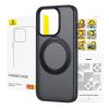 Baseus SkyRing mágneses tok állvánnyal iPhone 13 Pro készülékhez + edzett üveg és tisztító készlet (fekete)