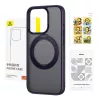 BASEUS Mágneses telefontok + Állvány És Üvegfóliával iPhone 14 Pro Max (P60161005511-02)