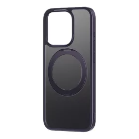   Baseus SkyRing 360° tok állvánnyal iPhone 14 Pro készülékhez + edzett üveg és tisztító készlet (lila)