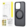 Baseus SkyRing 360° tok állvánnyal iPhone 15 készülékhez + edzett üveg és tisztító készlet (fekete)