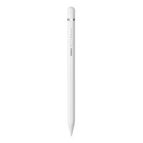   Baseus Tablet Tool Pen Smooth Writing 2 LED kijelzővel + aktív, cserélhető hegy iPad-hez, lightning csatlakozó (Fehér)